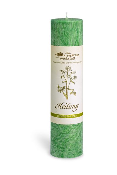 Allgäuer Heilkräuter-Kerze "Heilung" von Allgäu Kräuterwerkstatt