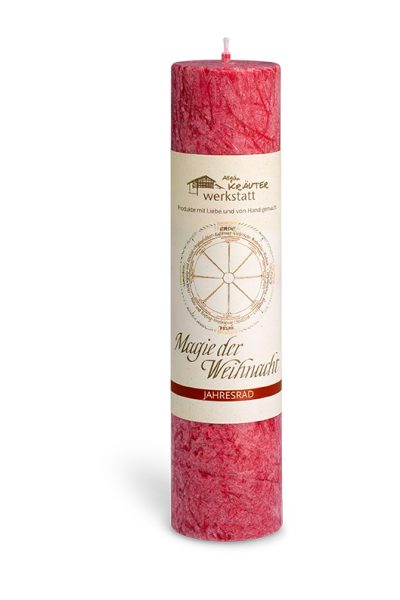 Allgäuer Heilkräuter-Kerze "Magie der Weihnacht" von Allgäu Kräuterwerkstatt
