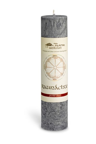 Allgäuer Heilkräuter-Kerze "Raunacht" von Allgäu Kräuterwerkstatt