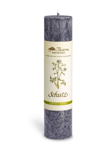 Allgäuer Heilkräuterkerze "Schutz" von Allgäu Kräuterwerkstatt